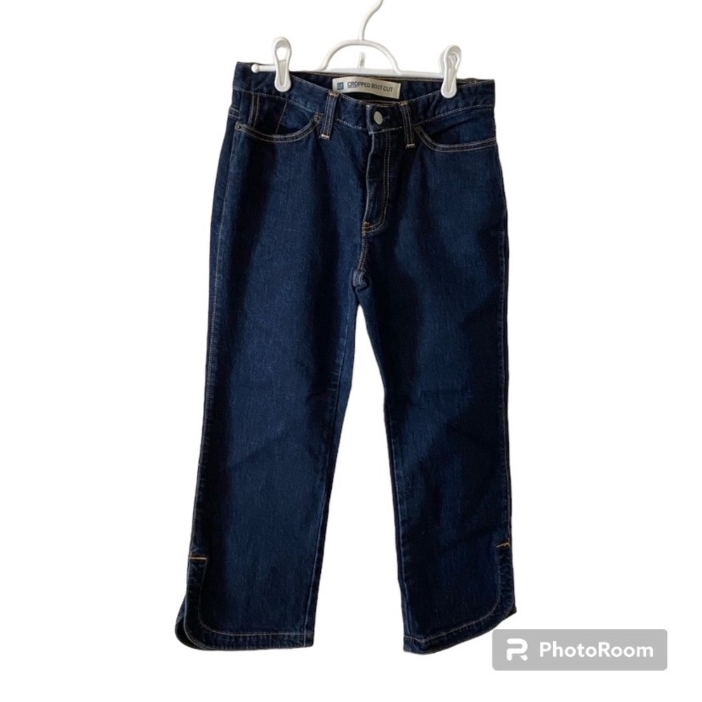 Dark Wash Gap Capri